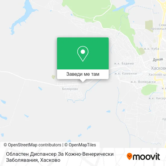 Областен Диспансер За Кожно-Венерически Заболявания карта