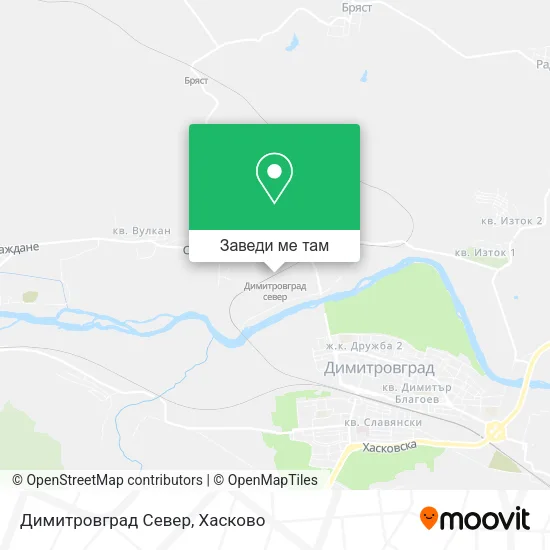 Димитровград Север карта