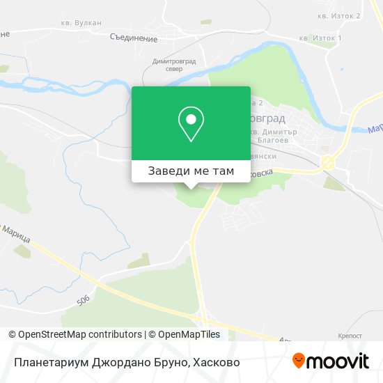 Планетариум Джордано Бруно карта
