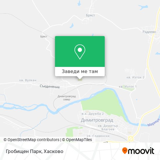 Гробищен Парк карта