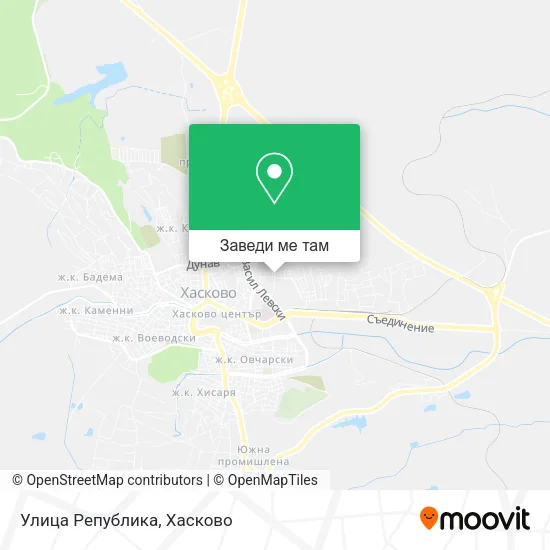 Улица Република карта