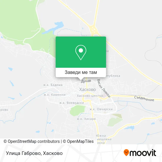Улица Габрово карта