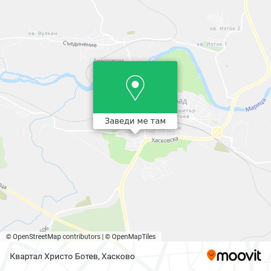 Квартал Христо Ботев карта