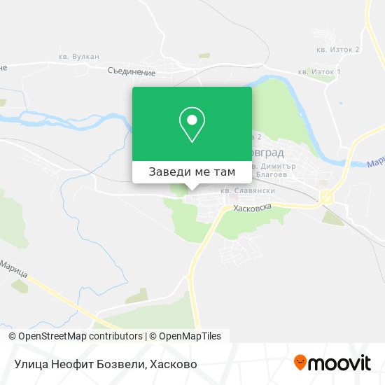 Улица Неофит Бозвели карта
