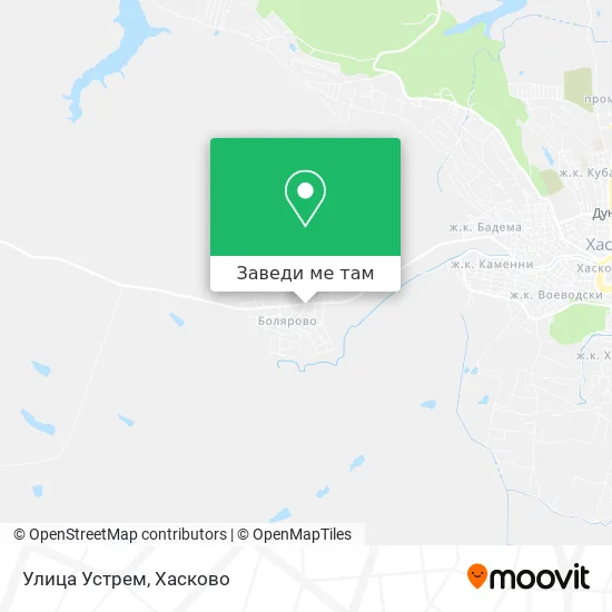 Улица Устрем карта