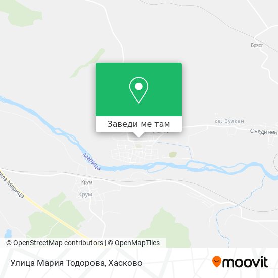 Улица Мария Тодорова карта