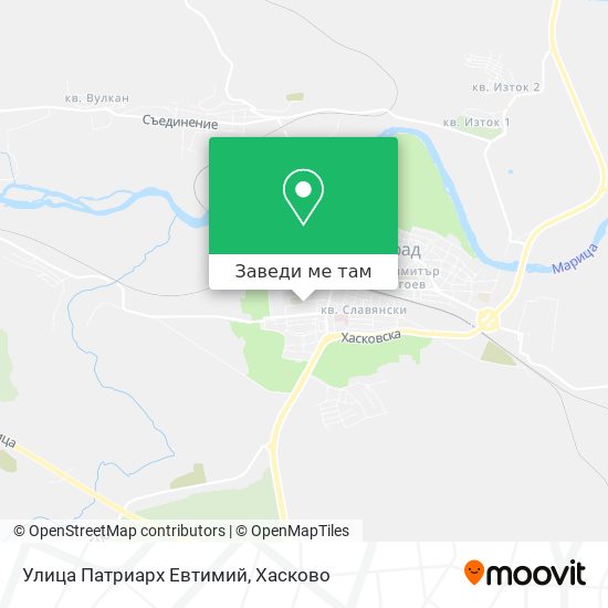 Улица Патриарх Евтимий карта