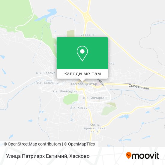 Улица Патриарх Евтимий карта