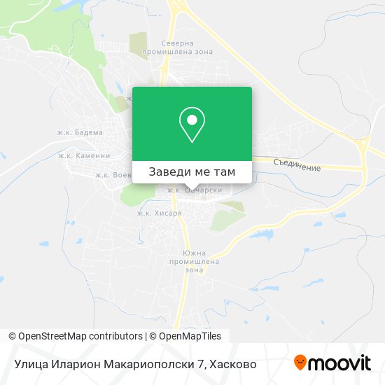 Улица Иларион Макариополски 7 карта
