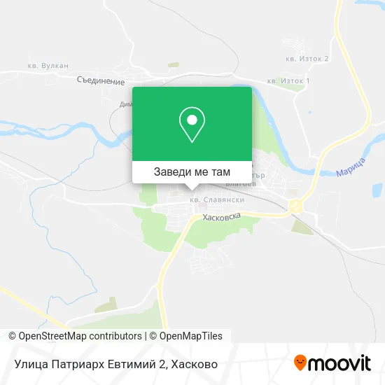 Улица Патриарх Евтимий 2 карта