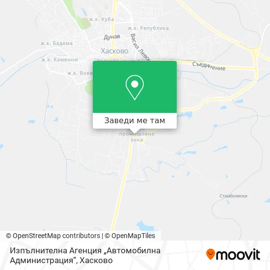 Изпълнителна Агенция „Автомобилна Администрация“ карта