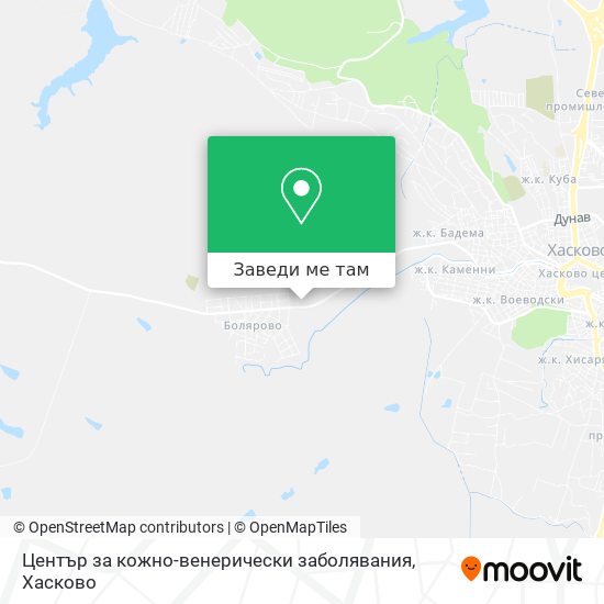Център за кожно-венерически заболявания карта