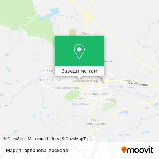 Мария Гарванова карта