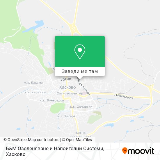 Б&М Озеленяване и Напоителни Системи карта