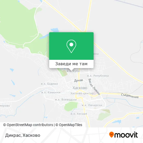 Дикрас карта