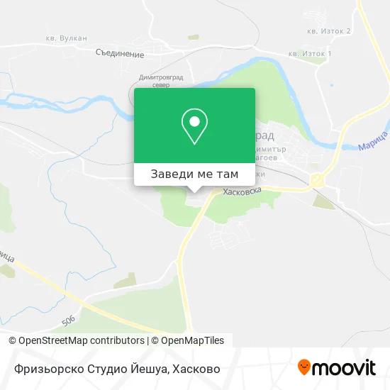Фризьорско Студио Йешуа карта