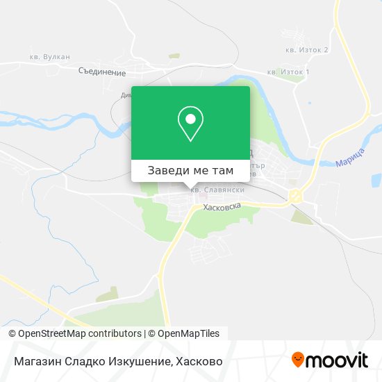 Магазин Сладко Изкушение карта