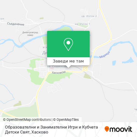 Образователни и Занимателни Игри и Кубчета Детски Свят карта