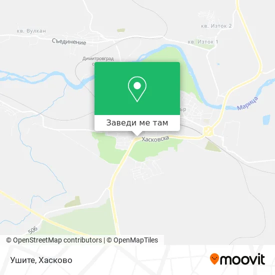 Ушите карта