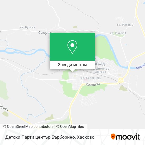 Детски Парти център Бърборино карта