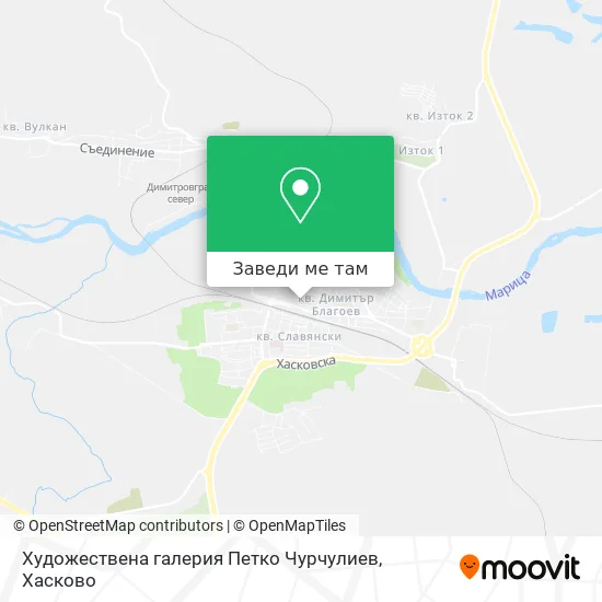 Художествена галерия Петко Чурчулиев карта