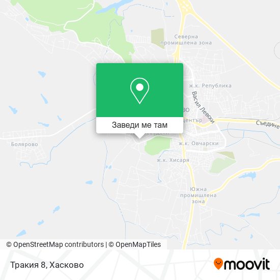Тракия 8 карта