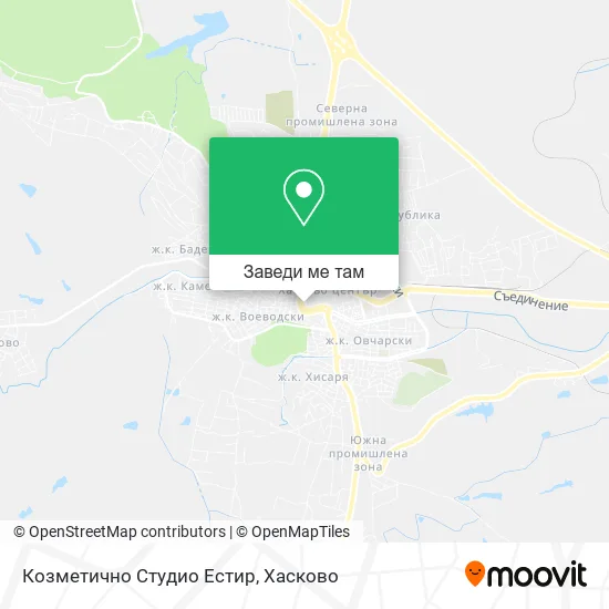 Козметично Студио Естир карта