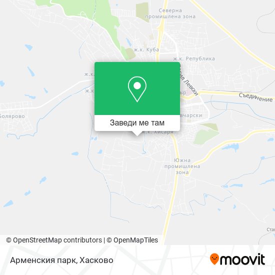 Арменския парк карта