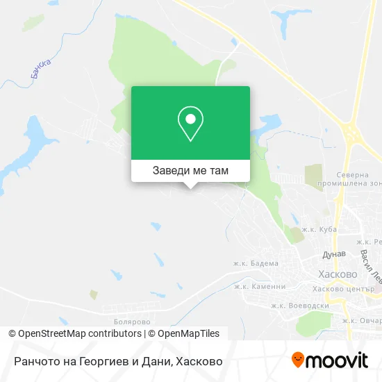Ранчото на Георгиев и Дани карта