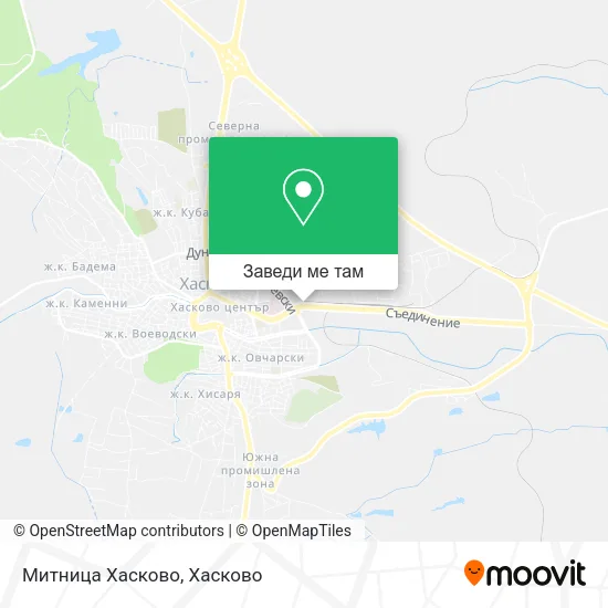 Митница Хасково карта
