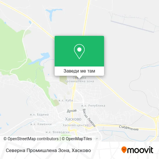 Северна Промишлена Зона карта