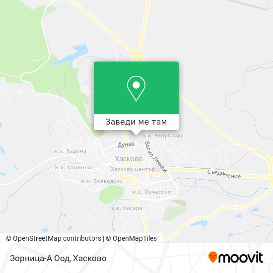 Зорница-А Оод карта