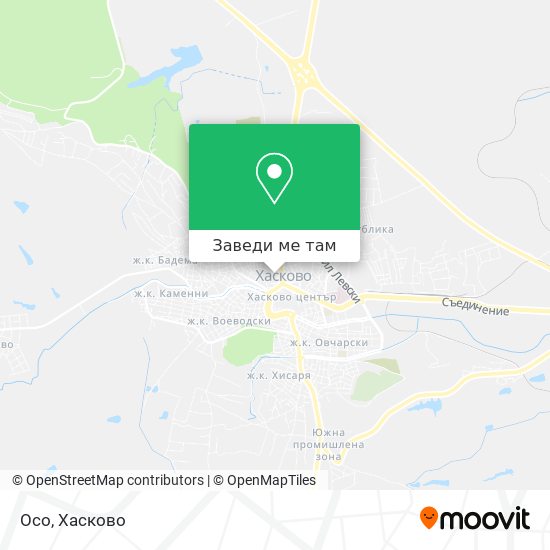 Осо карта