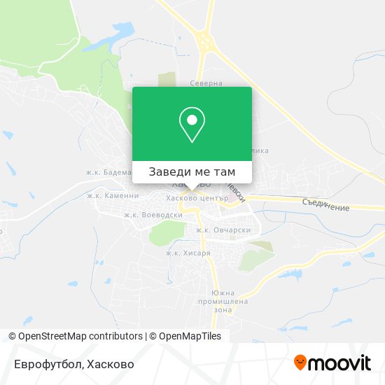 Еврофутбол карта
