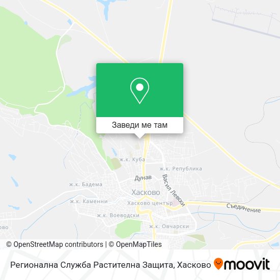 Регионална Служба Растителна Защита карта