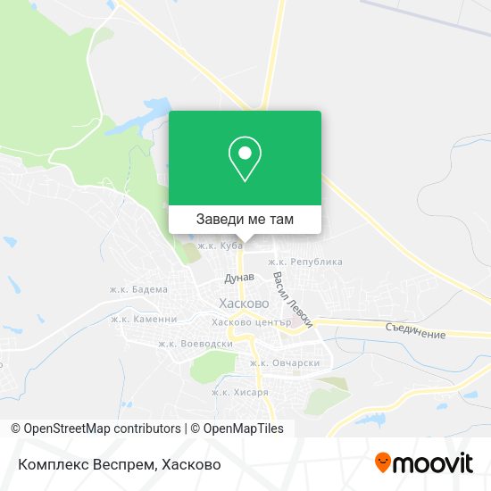 Комплекс Веспрем карта