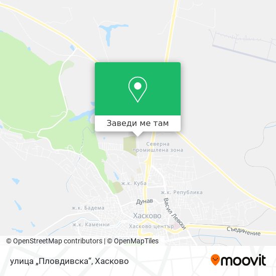 улица „Пловдивска“ карта