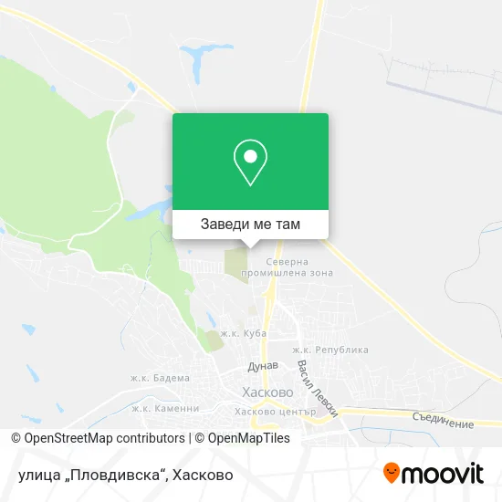 улица „Пловдивска“ карта