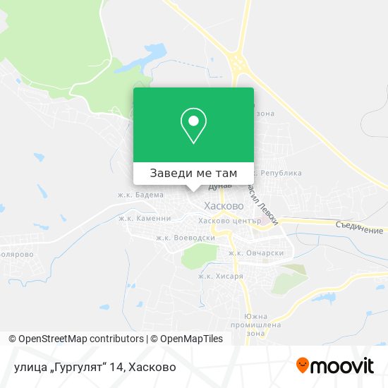 улица „Гургулят“ 14 карта