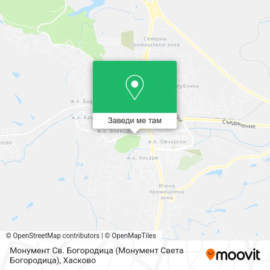 Монумент Св. Богородица (Монумент Света Богородица) карта