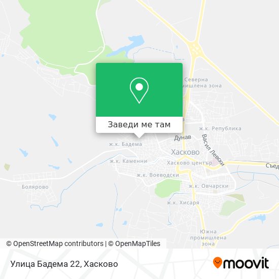 Улица Бадема 22 карта