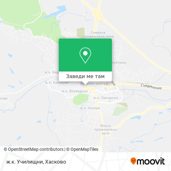 ж.к. Училищни карта