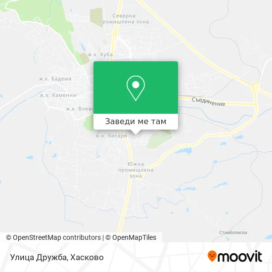 Улица Дружба карта