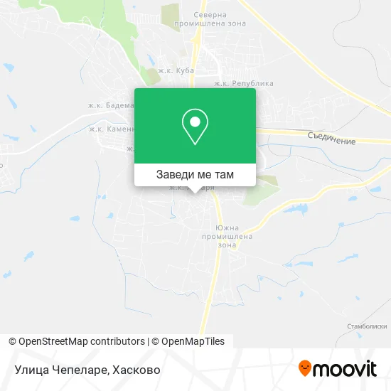Улица Чепеларе карта
