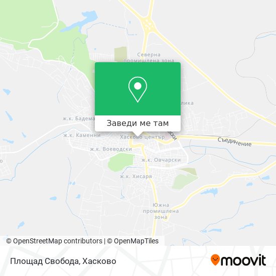Площад Свобода карта