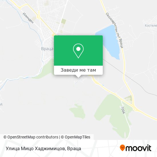 Улица Мицо Хаджимицов карта