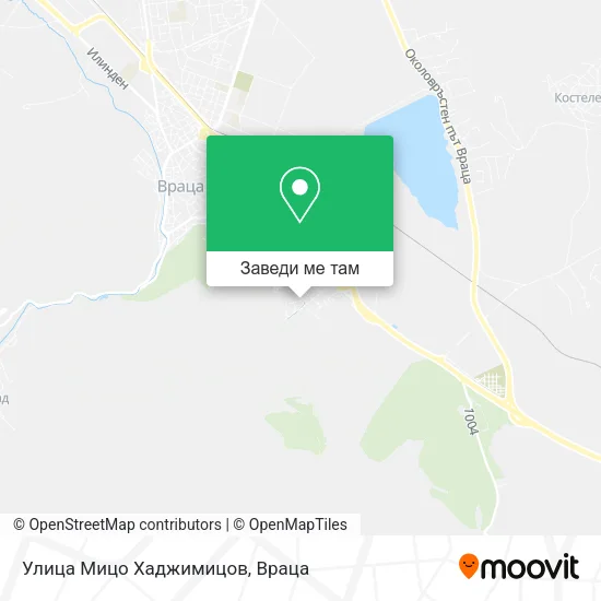 Улица Мицо Хаджимицов карта