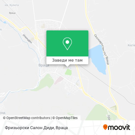 Фризьорски Салон Диди карта