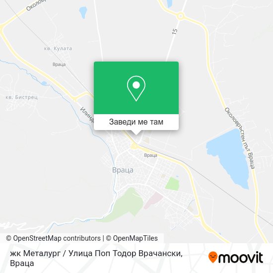 жк Металург / Улица Поп Тодор Врачански карта