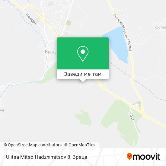 Ulitsa Mitso Hadzhimitsov 8 карта